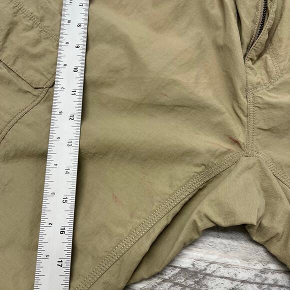 The North Face Tan Mens 36 Nylon Khaki Utility Cargo Hiking Gorpcore Shorts‎ - Picture 7 of 12